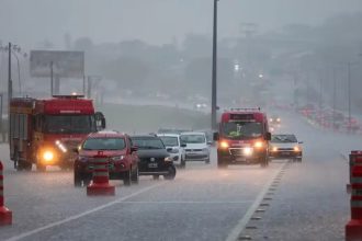 Inmet emite alerta de grande perigo para acumulados de chuva no RS