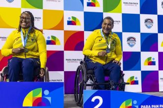 Parapan-Pacífico de natação: Brasil estreia com medalhas e recorde
