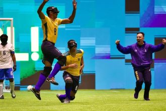 Brasil é hepatcampeão da Copa América de futebol de cegos em SP