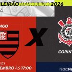 Rádio Nacional transmite clássico Flamengo x Corinthians neste domingo