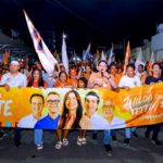 Em Lagarto, multidão acompanha caminhada de Gustinho Ribeiro